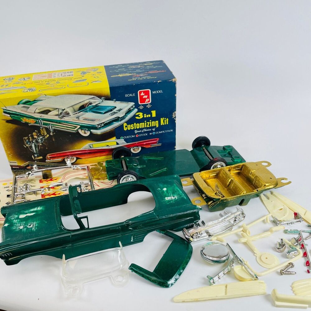 MPC 139 Chevy Impala Convertible 3 in 1 Customizing Kit Vintage Model Car 1/25